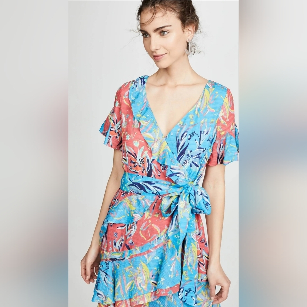 TANYA TAYLOR Bianka Dress Faux Wrap 12